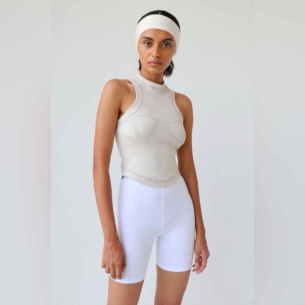 Orseund Iris EXCLUSIVE RACERBACK SPORT TANK OFF-WHITE